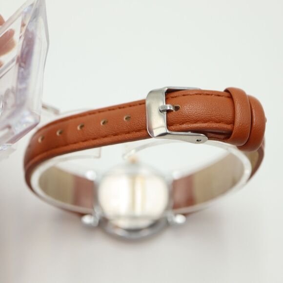 Carriage by Timex Classic Dress Watch 30mm Non Indiglo Two Tone Brown Leather - Picture 11 of 14